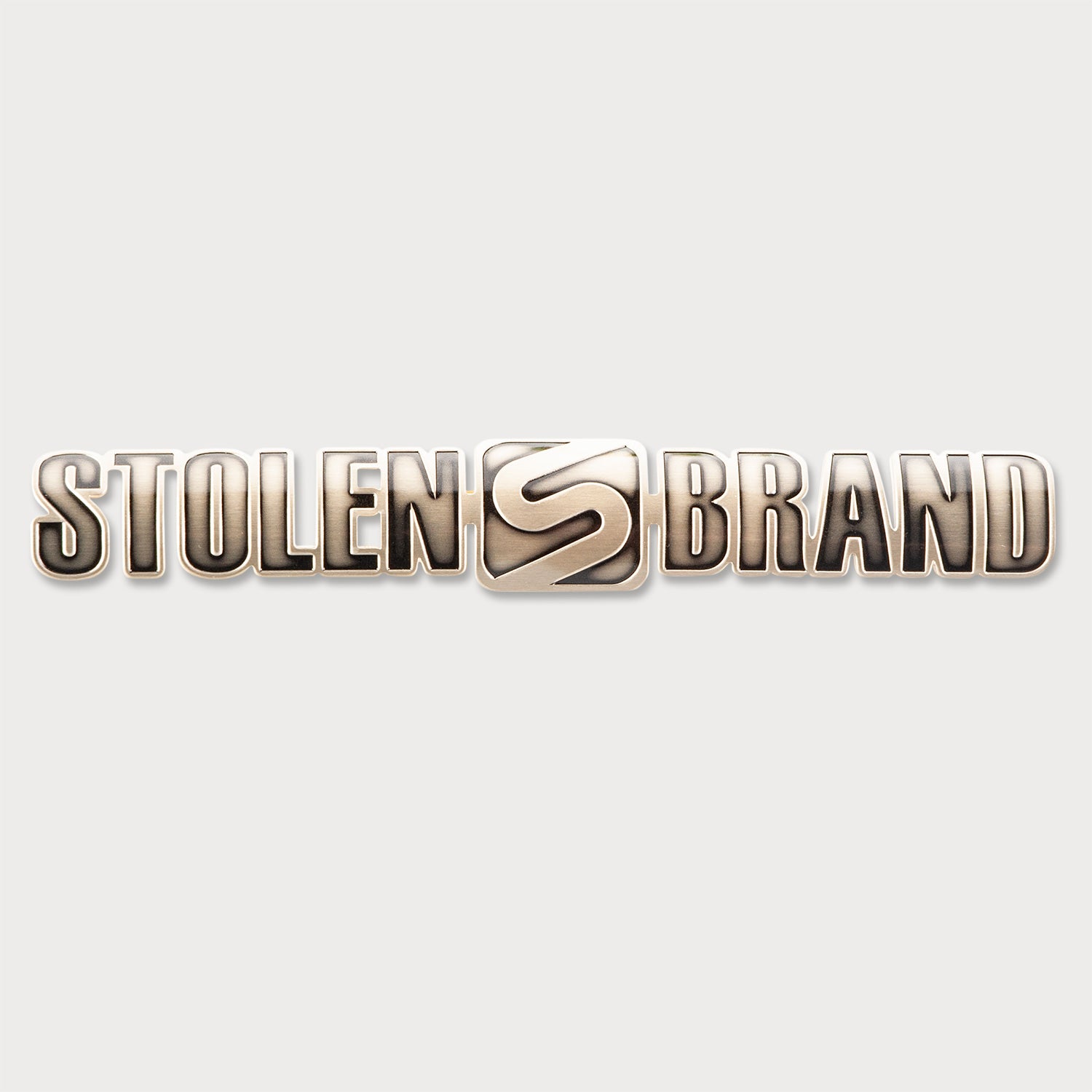 STOLEN BRAND METAL BADGE